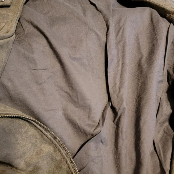 ASTR Women's Regular Suede Moto Jacket Vest Size Medium Gun Metal Gray - Picture 13 of 16